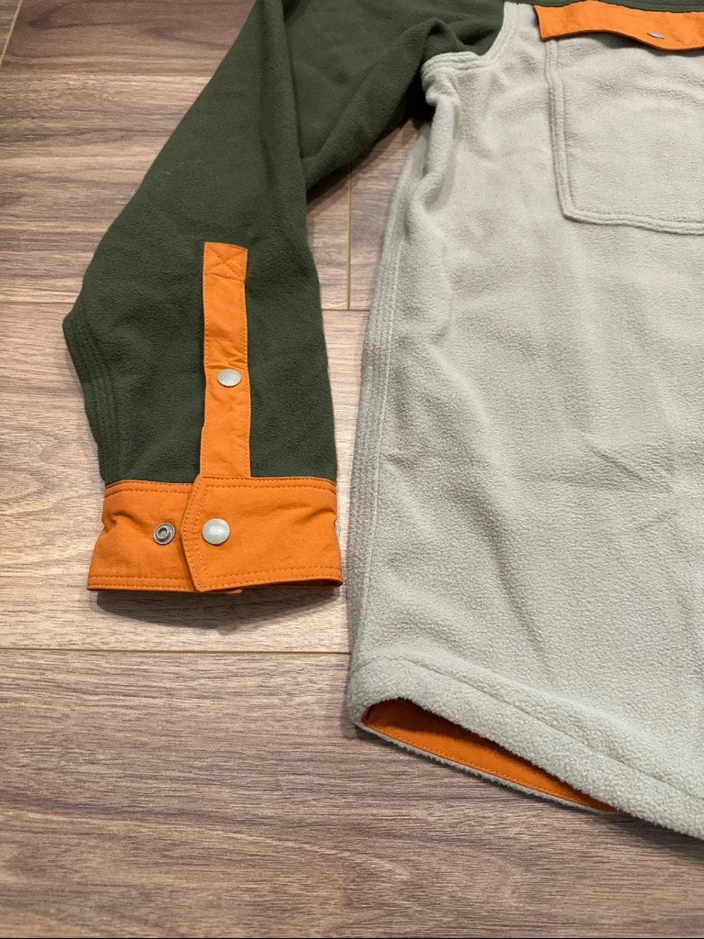 NEW Patagonia Long Sleeve Early Rise Snap Shirt in Seabird Grey Size Large